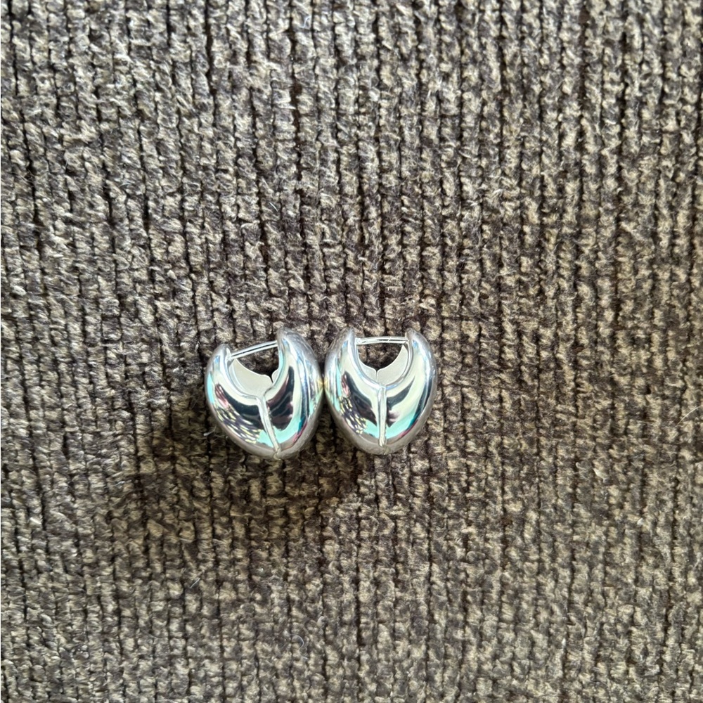 Silver Hoop Earrings